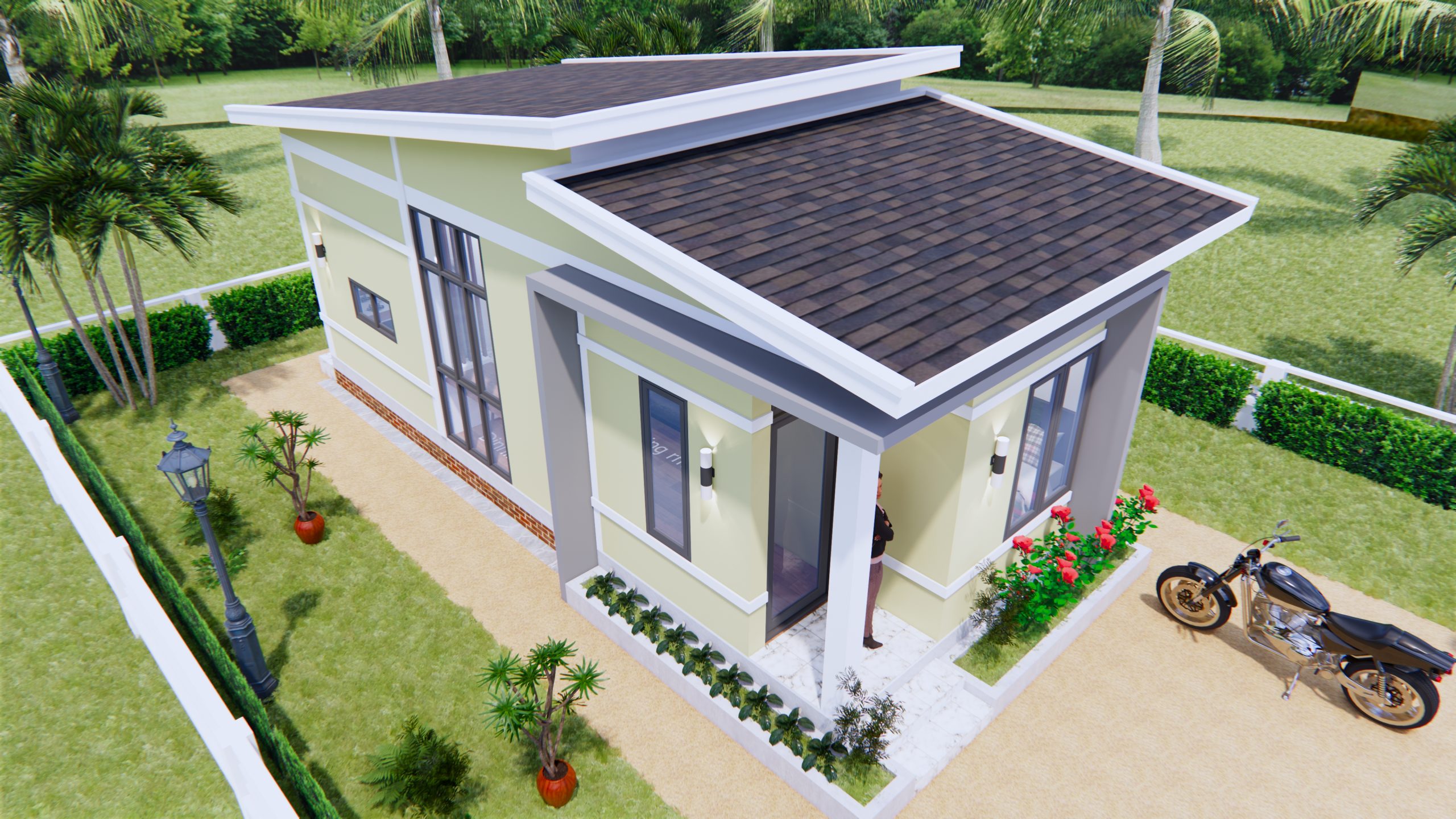 Small House Design Idea 4x9 Meters (36sq.m) 1