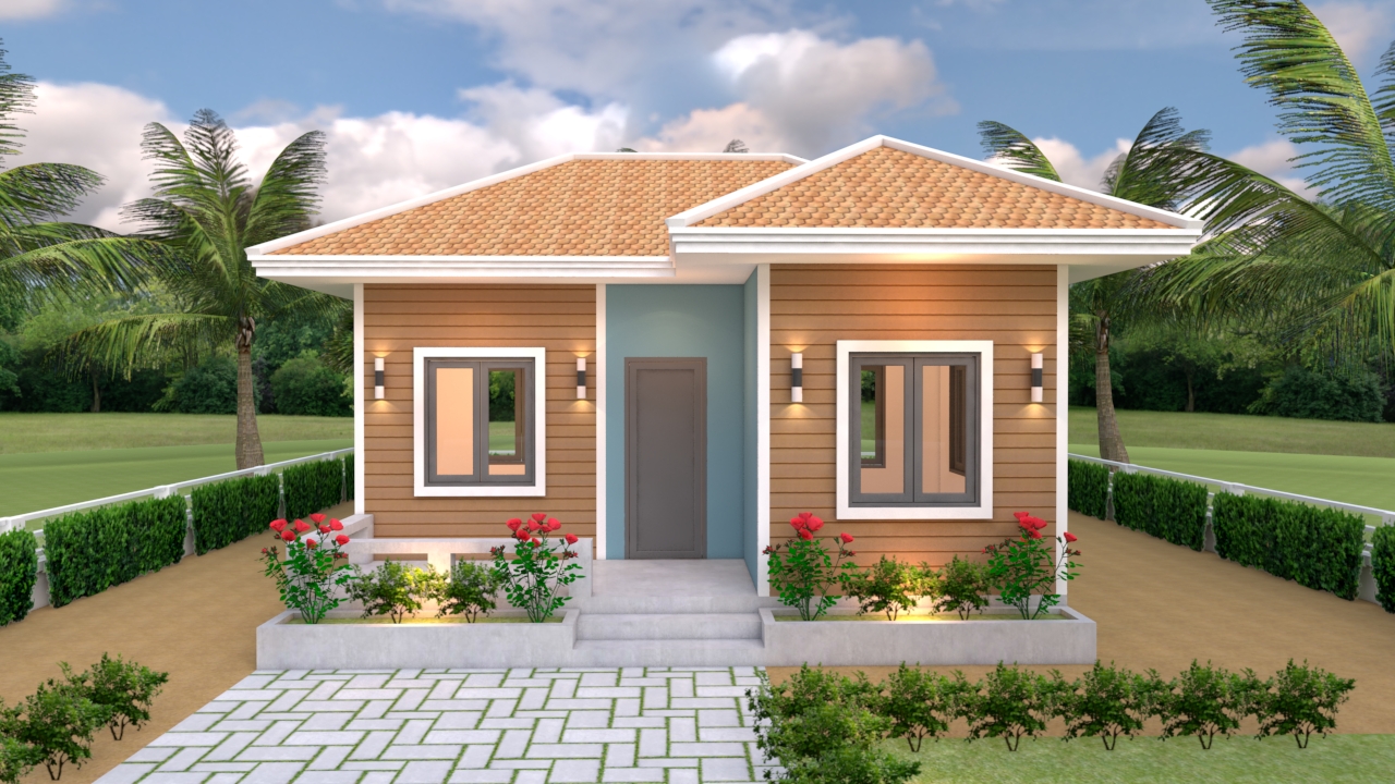 House Plans 7x6 with One Bedroom Hip Roof