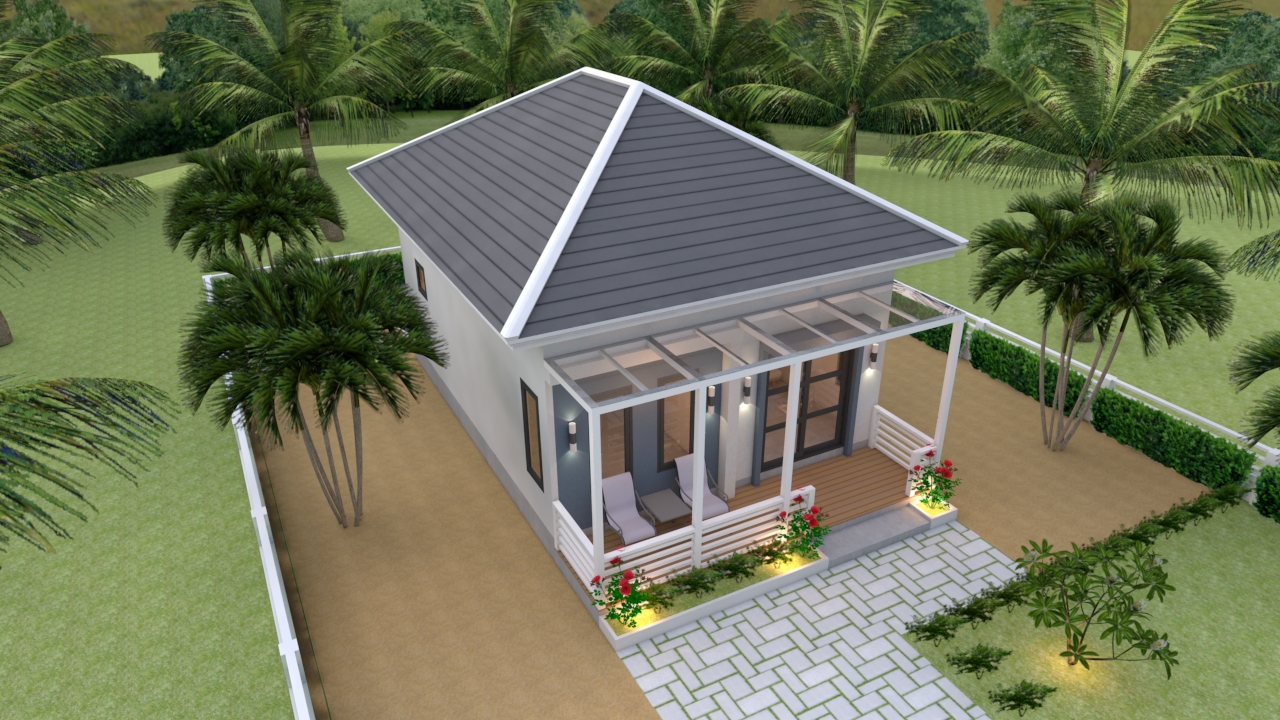 Studio House Plans 6x8 Hip Roof
