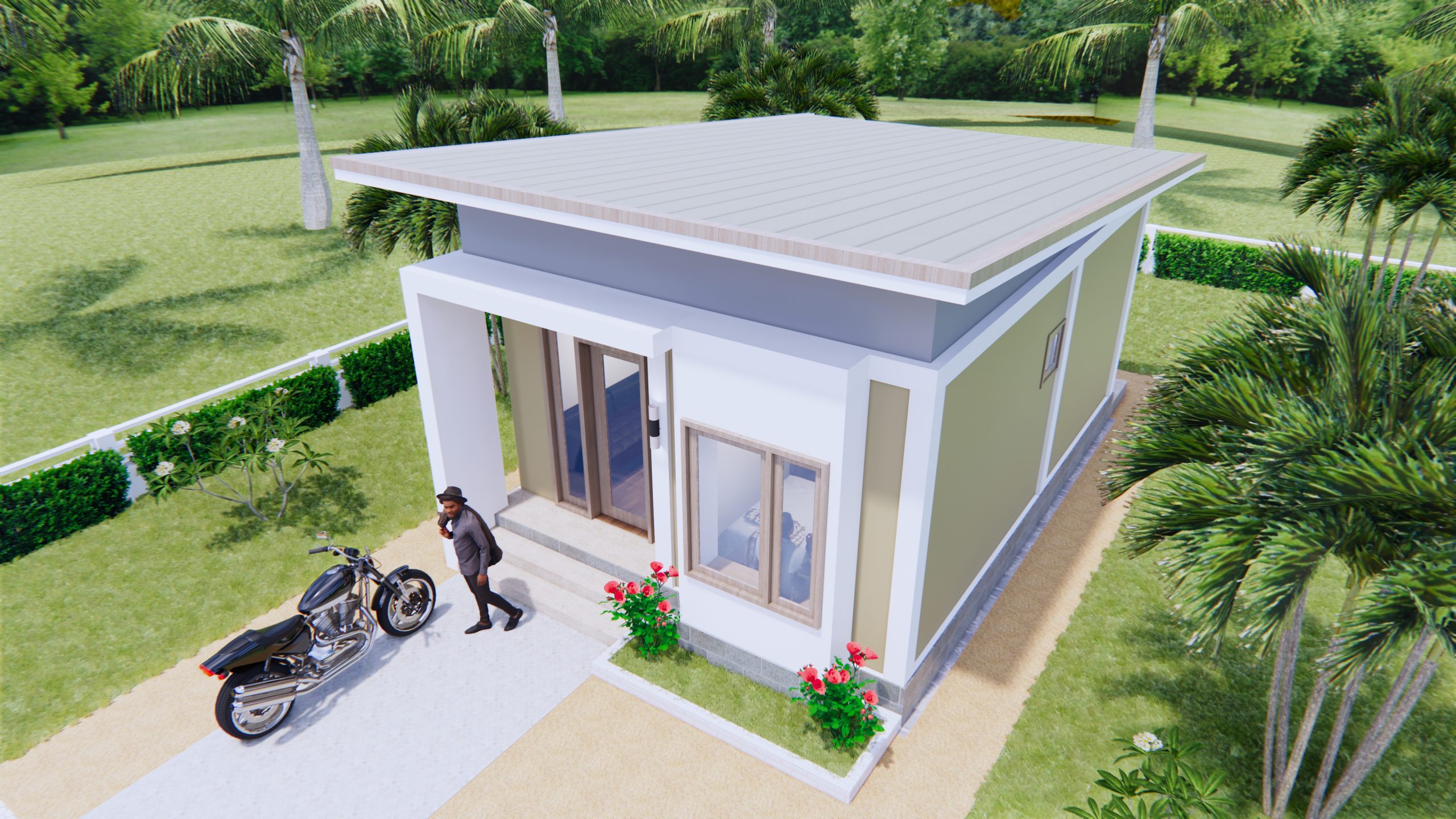 Small House Plans 5x7 Meters (35sq.m)