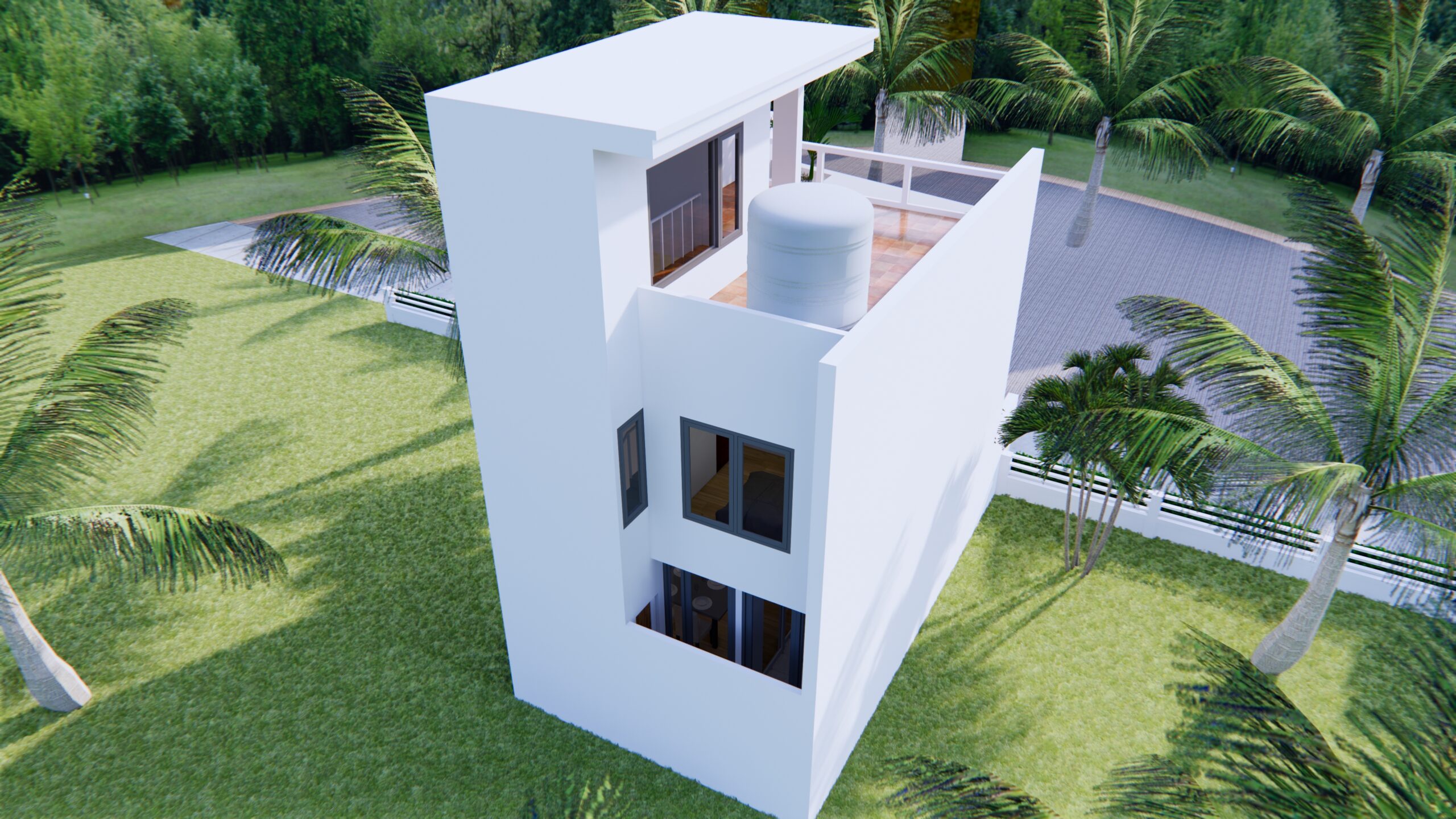 Home Designs 5x10 Meter 17x33 Feet 2 Beds 6