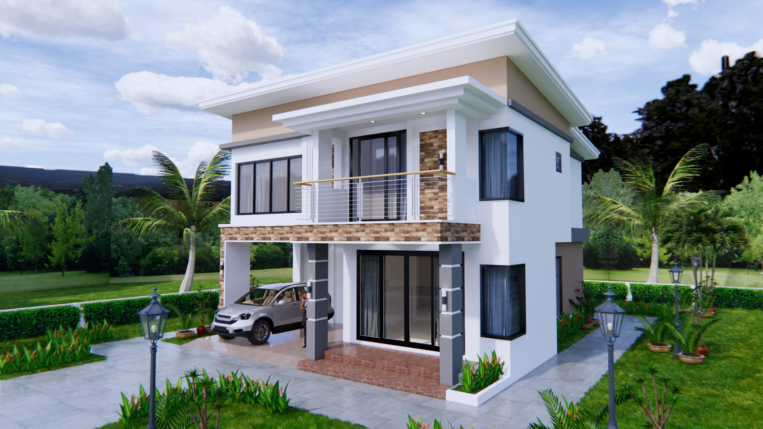 house-plans-9x11-meter-30x36-feet-4-beds-house-design-3d