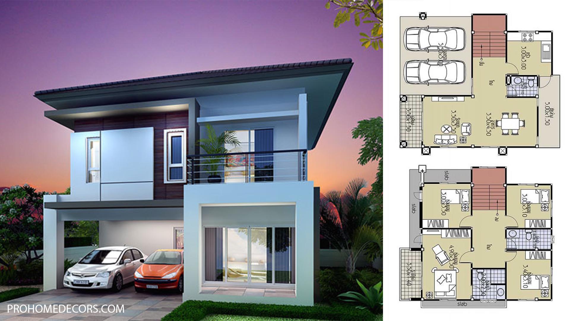 house-design-plans-8x10-5-with-4-bedrooms-pro-home-decors