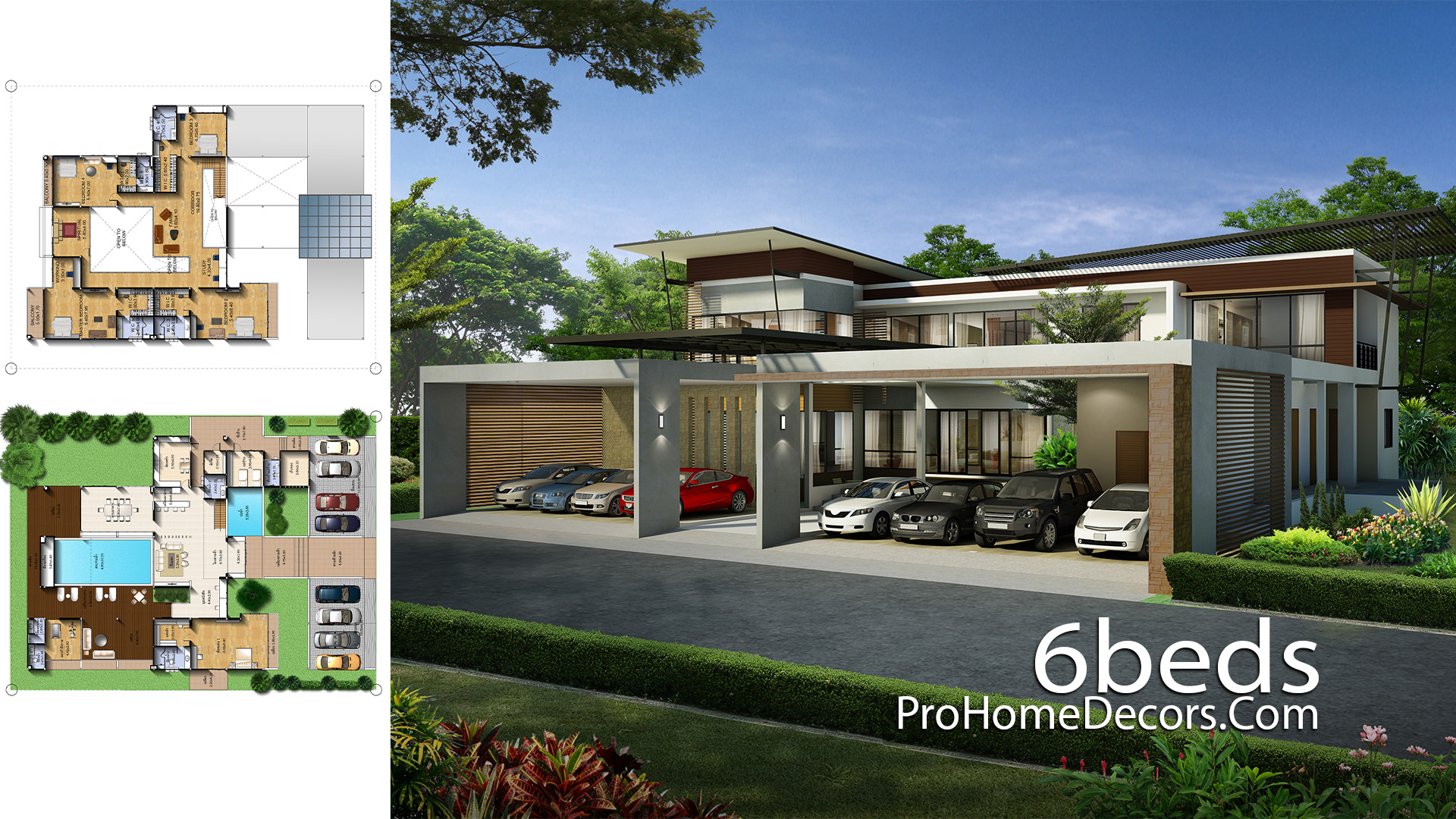 Exclusive House Plot 30x40 Meter with 6 Bedrooms